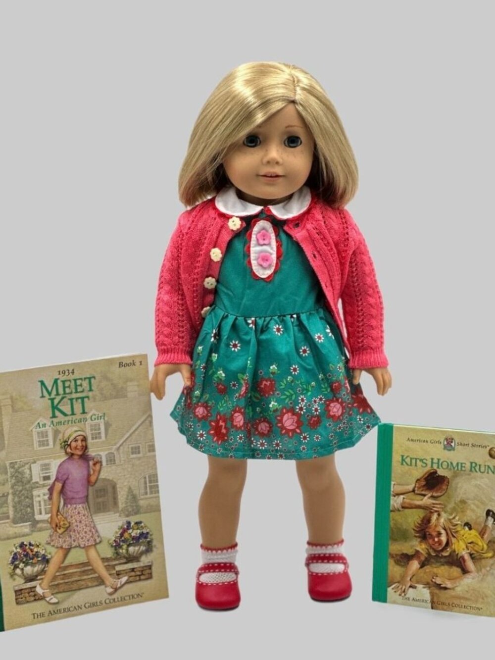 American Girl 18" Kit Kittredge Doll with Books